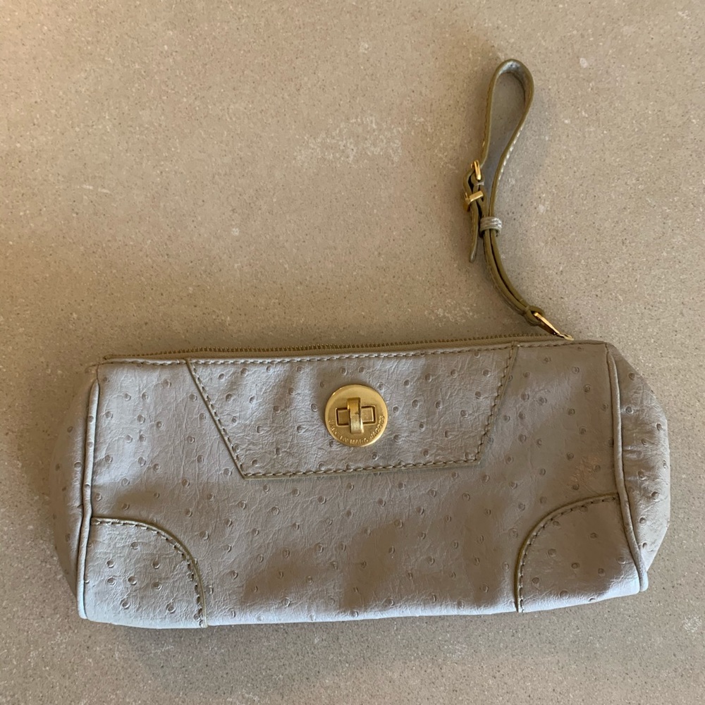 Marc Jacobs Ostrich Wristlet